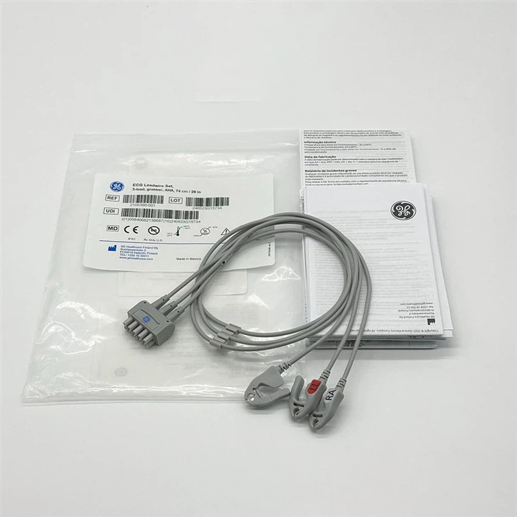 Original GE ECG Leadwire 3-lead Grabber 2106390-001