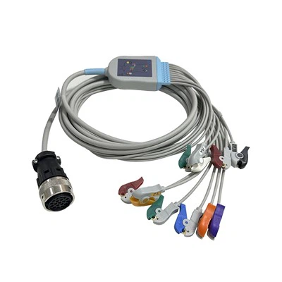 كابل Mortara Quinton EKG المتوافق 10-مشبك الرصاص AHA
