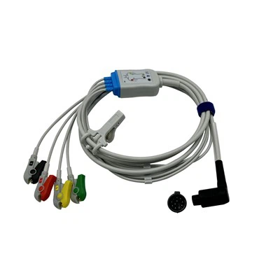 كابل تخطيط كهربية القلب من Corpuls 4 أسلاك ومشبك IEC