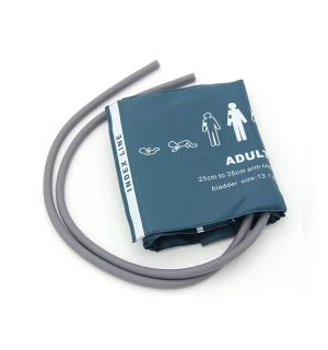 TPU المواد NIBP الكفة مع أنابيب مزدوجة الأزرق