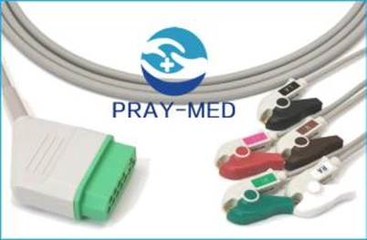 Nihon Kohden 5lead ECG Cable BSM2301K with 11pin