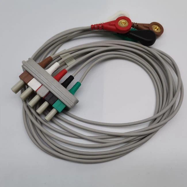 محول كبل ليد وير 5-LD ECG المتوافق من Philips