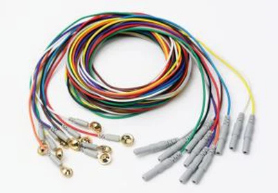 أقطاب الكابلات الذهبية EEG