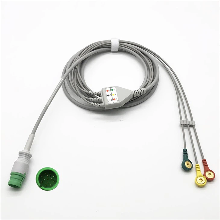 كابل IEC Clip ECG 3Lead لـ Mediana D500 13pin