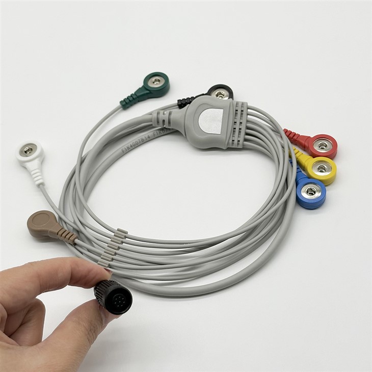 Valenta 8pin Holter ECG Recorder ECG Holter Cable MN-08
